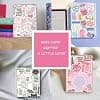 Decorative Accessories Set for Kindle Paperwhite 11th/12th Generation, 6 Decorative Paper Cards, 2 USB-C Dust Plugs with Charms, Pink Pendant Key Ring for Kindle E-Reader, Gift Reading - Image 6