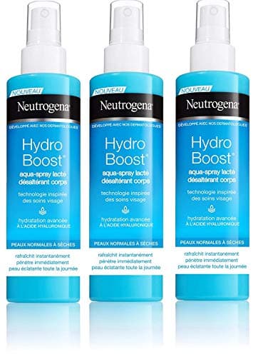 Neutrogena Hydro Boost Aqua-Spray Lacté Désaltérant Corps – Spray hydratant corps - Lot de 3 - Image 2