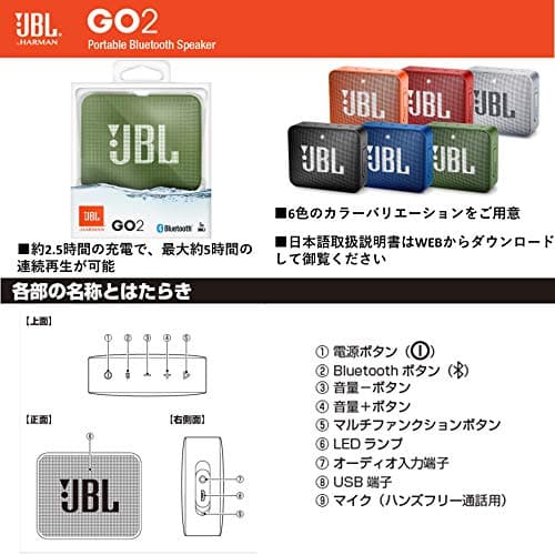 JBL GO 2 Red - Enceinte PC - Image 6