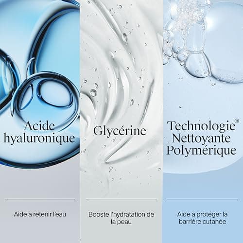 Neutrogena – Aqua-Gel Nettoyant Hydro Boost Sans Parfum (200 ml) – Soin visage hydratant à l’acide hyaluronique et glycérine – Nettoyant visage doux pour la peau et sans parfum - Image 5