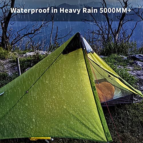 Night Cat Ultra Light Tent: 1 Person Waterproof Lightweight Hiking Tent for Camping Trekking Easy Assembly - Image 4