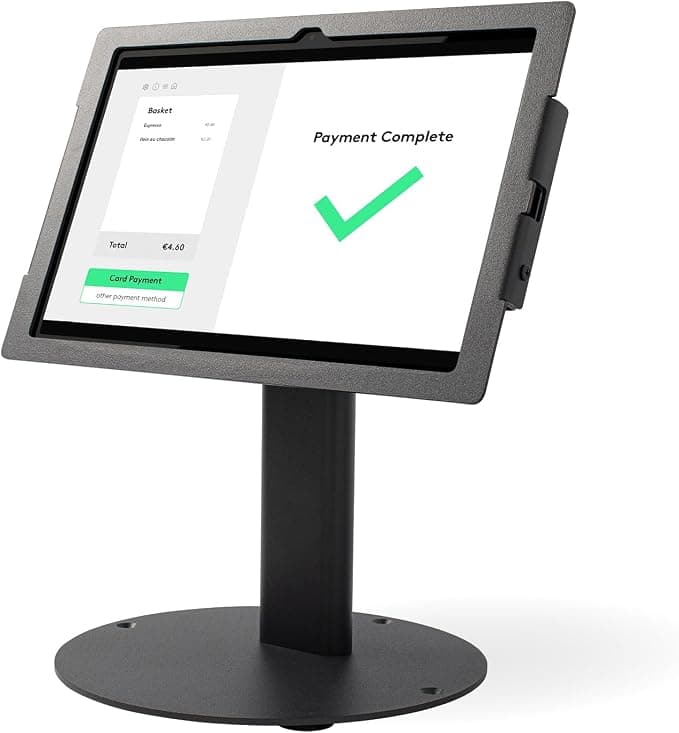 Tablet Stand | Samsung Tablet Stand | Secure, Rotatable & Tilt | Weighted Base for Countertops and Desks | Samsung Galaxy Tab A9+ & A11+ | 11 inch | Black