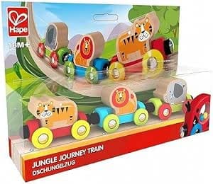 Hape - E3807 - Wooden Train Circuit - Journey to the Jungle