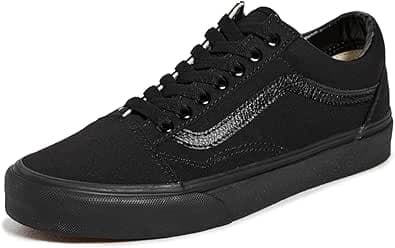 Vans Old Skool Classic Canvas, Unisex Adult, Black, 44 EU