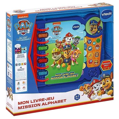 VTech - Paw Patrouille, My Mission Alphabet Game Book, Educational Games, Sound and Musical Book, Paw Patrol Toy, Gift for Children from 3 to 7 Years - English Content - Image 8