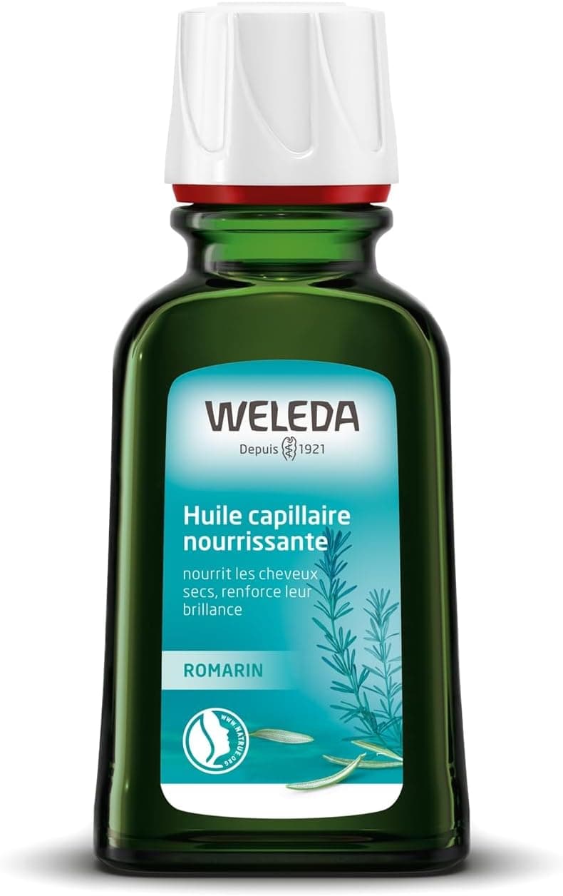WELEDA - Nourishing hair oil - Nourishes damaged hair - For dry or damaged hair - NATRUE* - Organic** - Vegan*** - 50 ml
