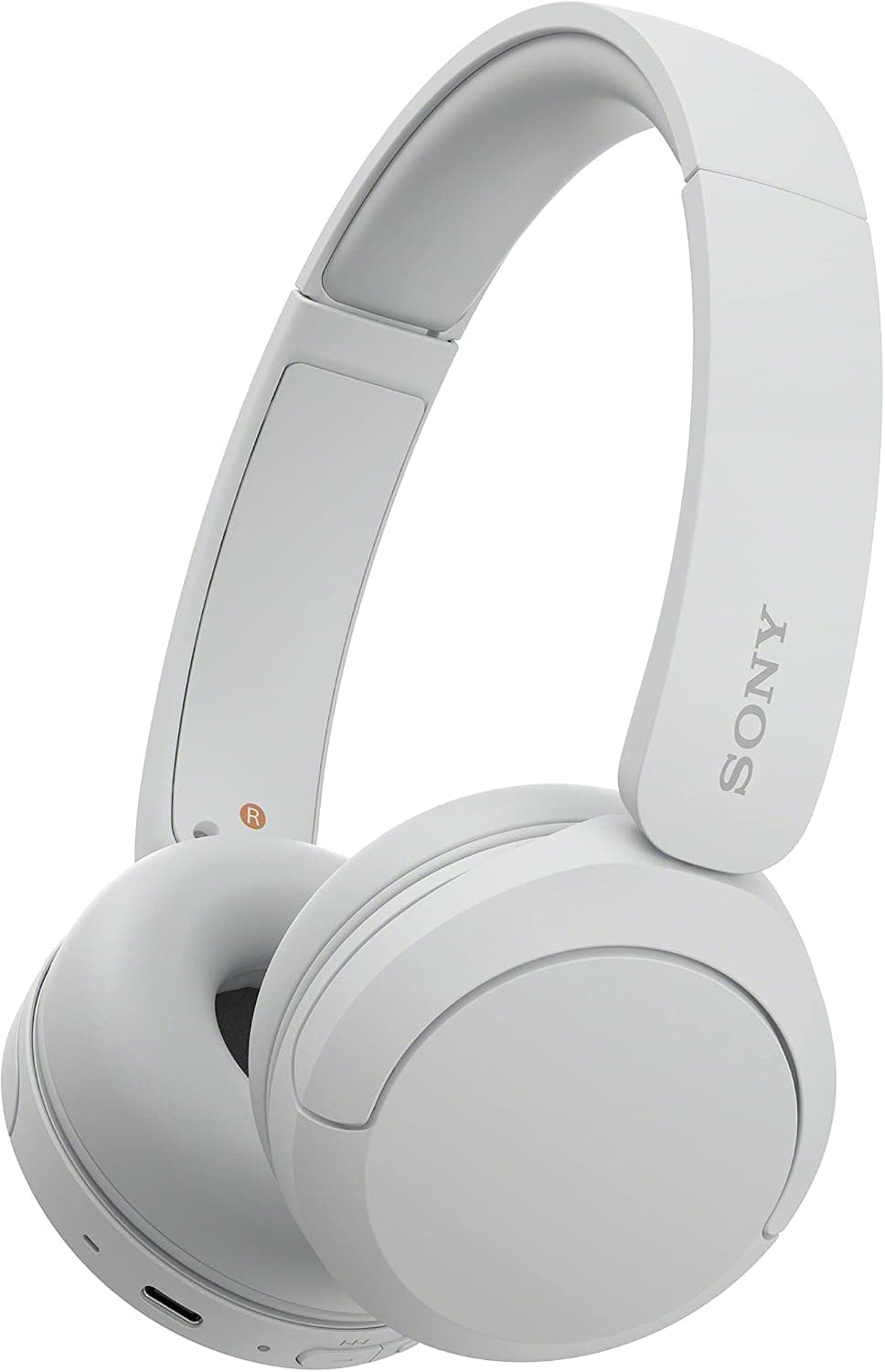 Sony WH-CH520 - Wireless Bluetooth Headphones, Multipoint, Built-in Mic - Up to 50 Hours of Battery Life and Fast Charge - White
