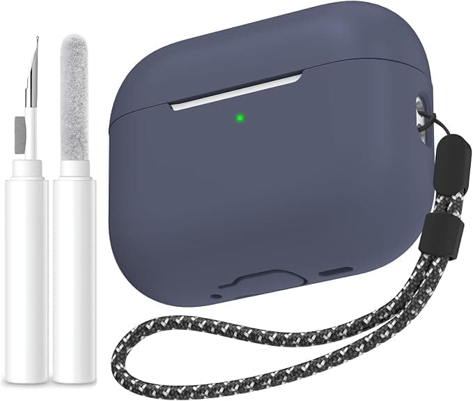 AhaStyle AirPods Pro 3 (2025) Case with Cleaning Kit Silicone Protective Case for AirPods Pro 3rd Generation with Full Body Shockproof Strap Cover for Apple AirPods Pro 3rd Gen 2025 - Image 1