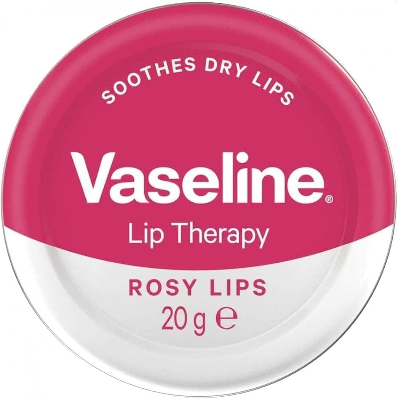 Vaseline Lip Therapy Rosy Lips Petroleum Jelly, 20 g