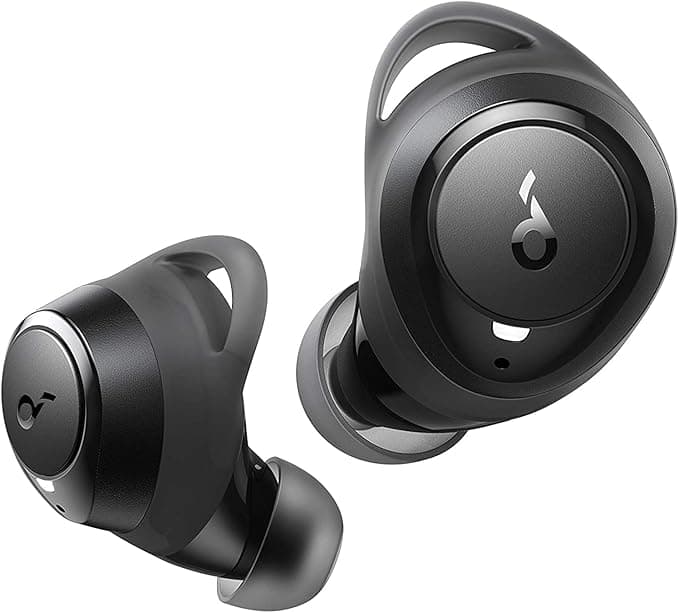 Soundcore by Anker A1 Sports Wireless Bluetooth Headphones, Wireless In-Ear Earphones with Personalized Sound, 35 Hours Playtime, USB-C Fast Charging, IPX7 Waterproof (Refurbished)