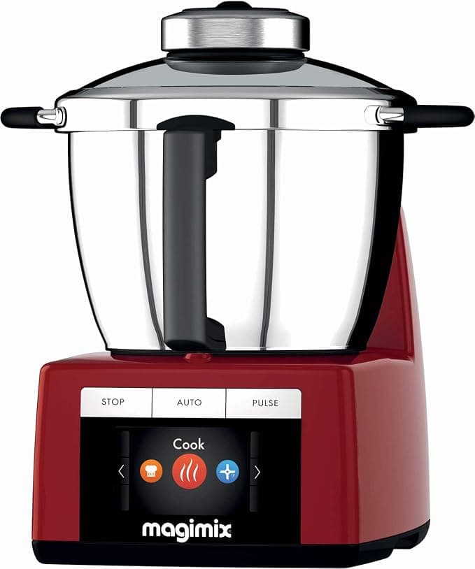Magimix Cook Expert Multifunctional Roboiser - Stainless Steel Bowl 3.5 L, Professional Motor 900 W - 12 Automatic Programs - Red - Image 1