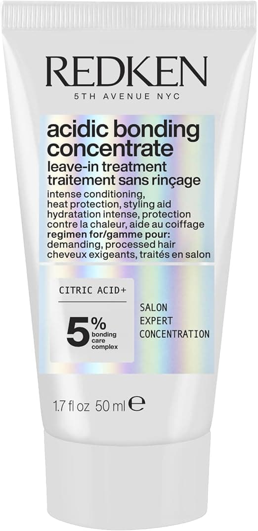 REDKEN - Repair & Thermo-Protective Leave-In Treatment for Damaged to Very Damaged Hair - Immediate Hair Transformation - Citric Acid Bonding Treatment - Acidic Bonding Concentrate