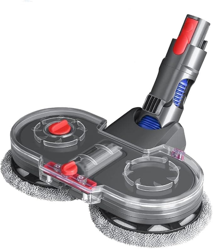 GDE - Vacuum Cleaner Brush for Dyson V7 V8 V10 V11 V15 with Removable Water Tank and 2 Washable Mops - Image 1