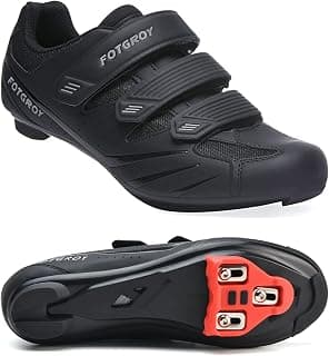 Homme Chaussures de Cyclisme pour Femme, Chaussures de Peloton Compatibles Pelaton SPD Arc Look Delta avec Crampons, Unisexes Cyclisme Chaussures de Vélo Intérieur, Vélo de Route en Extérieur
