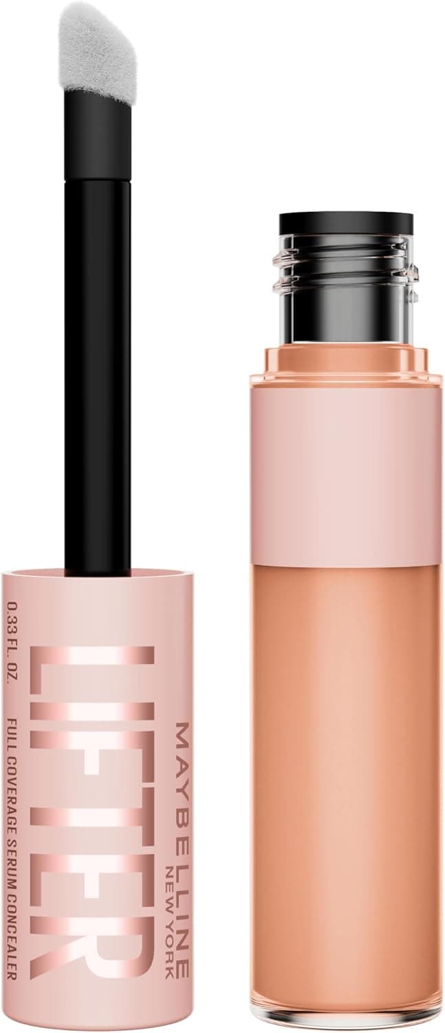 Maybelline New York Lifter Concealer – Anti-Cernes Haute Couvrance - Tenue Longue Durée - Hydrate et Illumine Le Contour Des Yeux - Teinte : 55 - 11 ml - Image 1