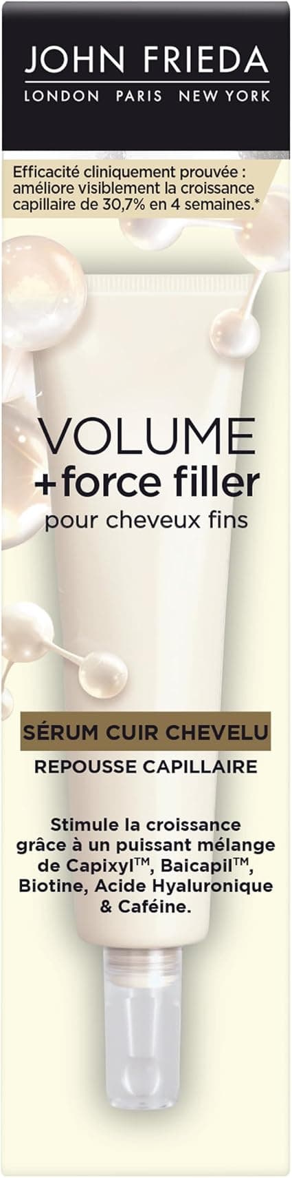 John Frieda Volume+ Force Filler Scalp Hair Regrowth Serum 50 ml - Image 1