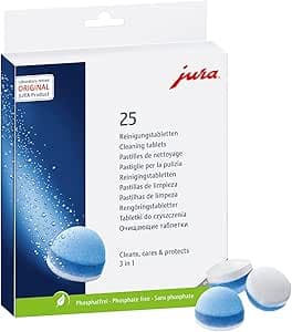Jura Three phase cleaning tablets for automatic coffee machines 25045