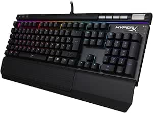 HyperX HX-KB2RD2-FR Alloy Elite RGB Mechanical Gaming Keyboard, Cherry MX Red (AZERTY)
