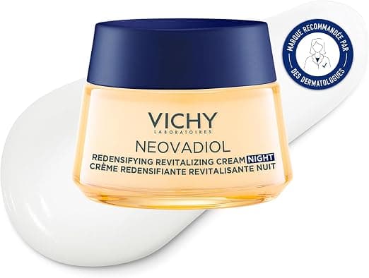 Vichy, Neovadiol, Menopause Night Cream, Redensifying & Revitalizing, Enriched with Vichy & Proxylan Volcanic Water, For All Skin Types, 50 ml