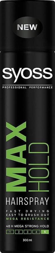 Syoss Max Hold Mega Strong Hair Spray 300ml - Image 1