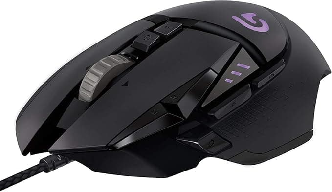 Logitech G502 Proteus Spectrum Customizable RGB Gaming Mouse with 11 Programmable Buttons, 200-12,000 dpi - Black - Packaging Est Europe - Image 1