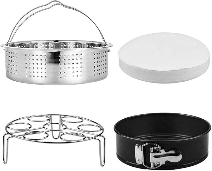 7 Holes Silicone Cooker Egg Cake Bake Moulds for Instant Pot Accessories - Compatible with Instant Pot 5,6,8 Qt Pressure Cooker, Reusable Preservation and Freezing Tray with - Image 1