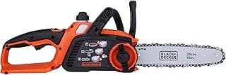 18V 25cm Cordless Chainsaw with 2Ah Li-Ion Battery and Charger - Chain Saw with Semi-Automatic Lubrication - Toolless Chain Tensioner GKC1825L20-QW