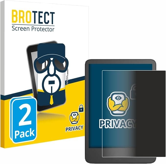 brotect 2 Pièces Protection Anti-Espion pour Amazon Kindle 2024 [Anti-Spy, Privacy Film, Écran de Confidentialité, filtre de lumière bleue]