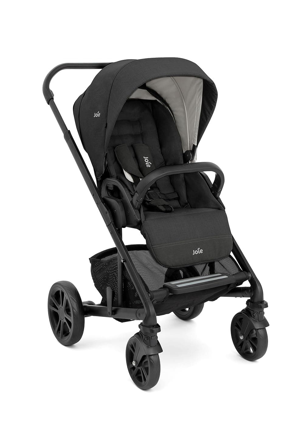 Joie - Chrome - Multimodal Stroller - Reversible Seat - Car Seat Compatible - Automatic Folding - All-Terrain Suspension - SoftTouch 5-Point Harness - From birth - Image 1