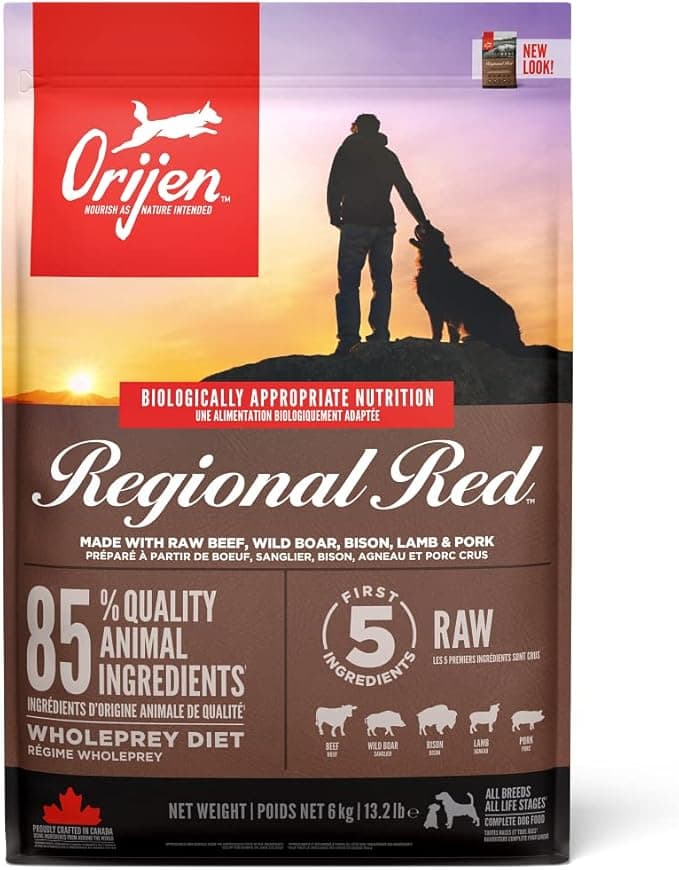 Orijen Regional Red 6 kg Adult Beef, Lamb, Pork - Image 1