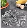 1pc 304 Stainless Steel Round Steam Cooling Racks Backing Steamer Rack for Instant Pots Rack, Small Cooling Rack for Pizza Cake Cooling Steamer Stand for Air Fryer, Inst - Image 6