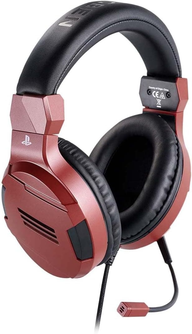 Sony Licensed Stereo Wired Gaming Headset for PS4 (Red) - Image 1