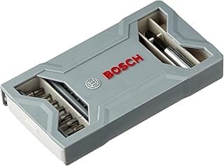 Accessories 25 Pieces Extra Hard Screw Bit Sets (PH, PZ, T-Bit, Accessories Drills and Screwdrivers) Grey