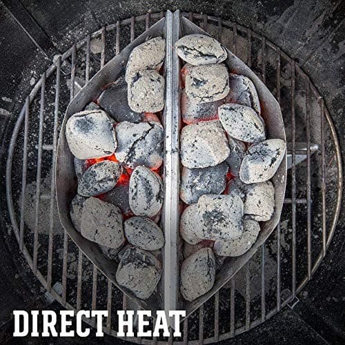 GFTIME Charcoal Baskets Char-Basket for Weber 7403 Charcoal Barbecues 47.6 and 67 cm, Charcoal Basket for Direct and Indirect Heat, 2 Pack - Image 8