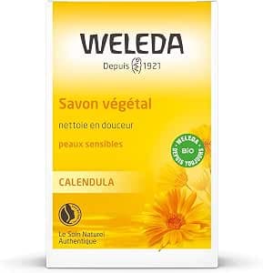 WELEDA - Calendula Vegetable Soap - Gently cleanses - Fine and creamy foam - NATRUE* - Organic** - Vegan*** - 100g