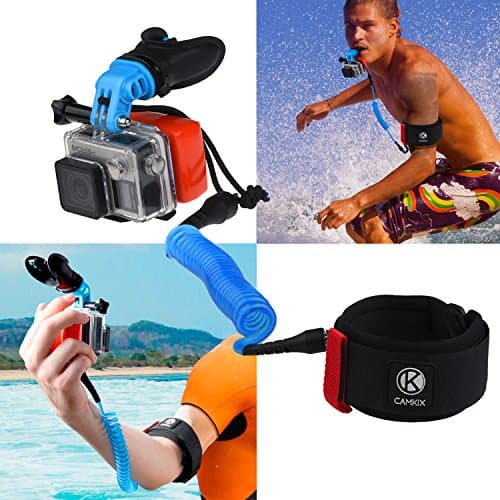 CAMKIX Surf Mouthpiece and Arm Strap Compatible with All GoPro Hero Cameras and Other Cameras with Support Compatible – Hands Free for Water Action Sports - Image 3