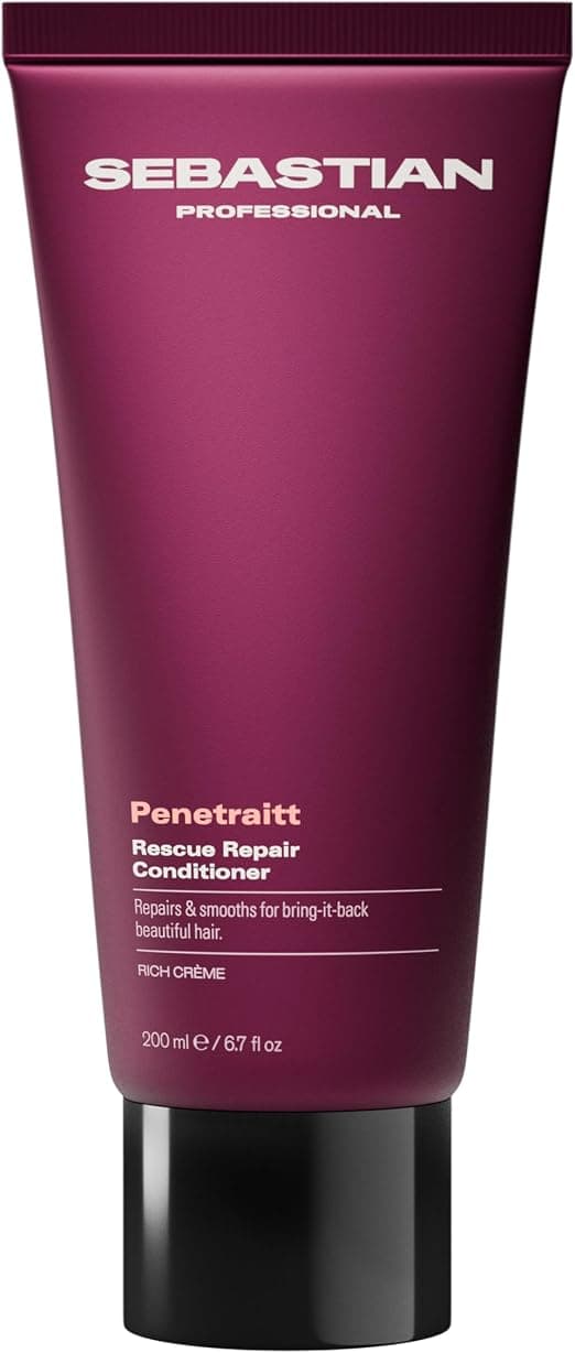 Sebastian Professional Penetraitt – Après-shampoing réparateur professionnel pour cheveux secs, abîmés ou colorés, hydrate et démêle sans alourdir – 200 ml - Image 1