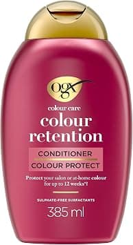 OGX | Colour Retention Conditioner (385ml Bottle) - Protective Conditioner to Prolong Color - Conditioner to help protect coloured hair - Image 1