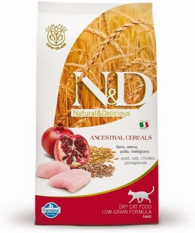 Farmina N&D Cat Low Grain Chicken & Pomegranate KG 10 - Image 1