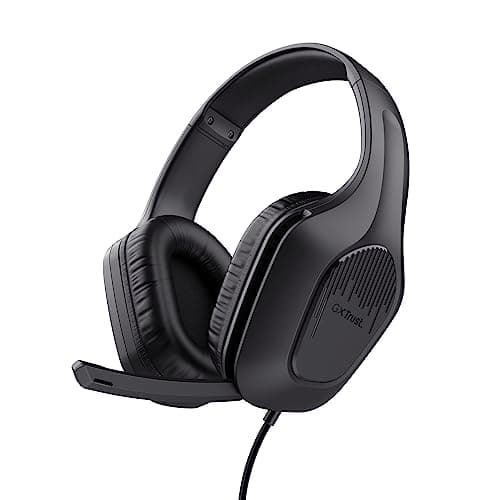 Trust Gaming GXT 418 Rayne Lightweight Gaming Headset for PC Xbox PS4 PS5 Switch Mobile, 50mm Transducers, 3.5mm Audio Jack, 2m Cable, Wired Over-Ear Gaming Headset with Microphone, Black - Image 3