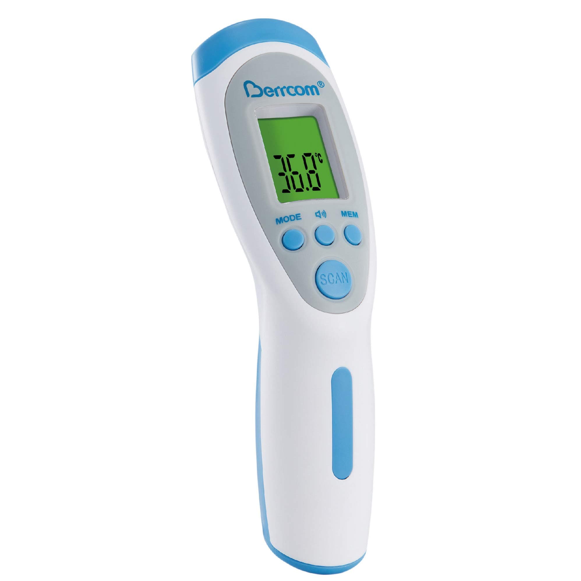 Berrcom Forehead Thermometer for Kids and Adults Digital Medical Non-Contact Infrared Thermometer for Babies Adults Space Objects Instant Time Measurement Memory Function - Image 9