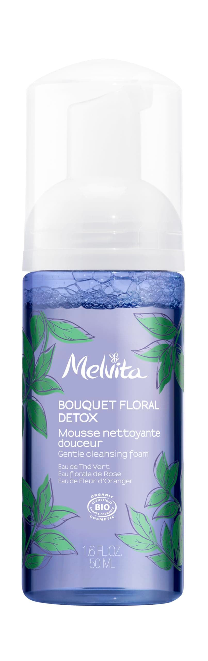 Melvita - Gentle Facial Cleansing Foam - Floral Bouquet - Balancing Sensitive Skin, Green Tea & Orange Blossom - 50 ml - Image 8