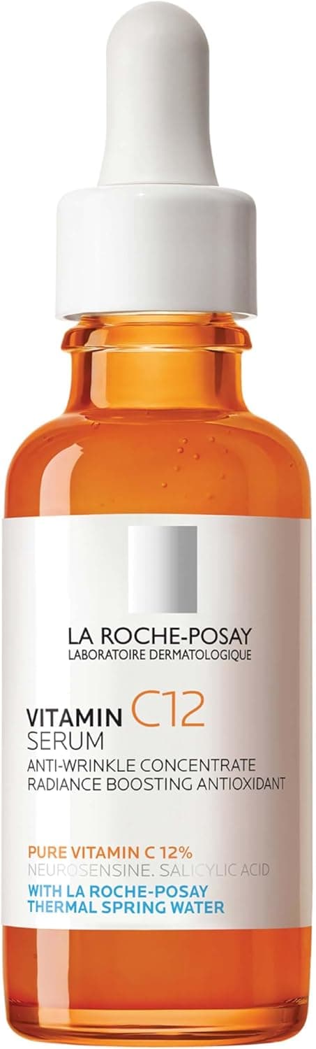La Roche-Posay La Roche-Posay, Pure Vitamin C10, Sérum Concentré Anti-Rides, Lisse & Redonne de l'Éclat, Enrichi en Vitamine C Pure, Acide Salicylique & Neurosensine, Tous Types de Peaux, 30 ml
