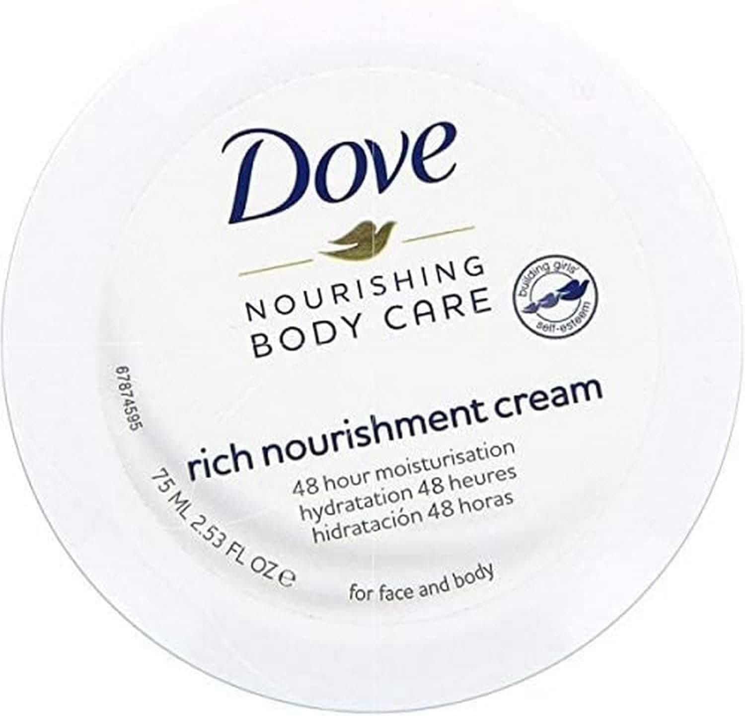 Dove Dove Body Care Beauty Nourishing Rich Cream 48H Hydration - Face and Body - 75ml