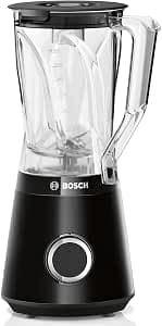 Bosch VitaPower Series 4 Blender Powerful 1200W Tritan Bowl for Smoothies and Hot Drinks, Black