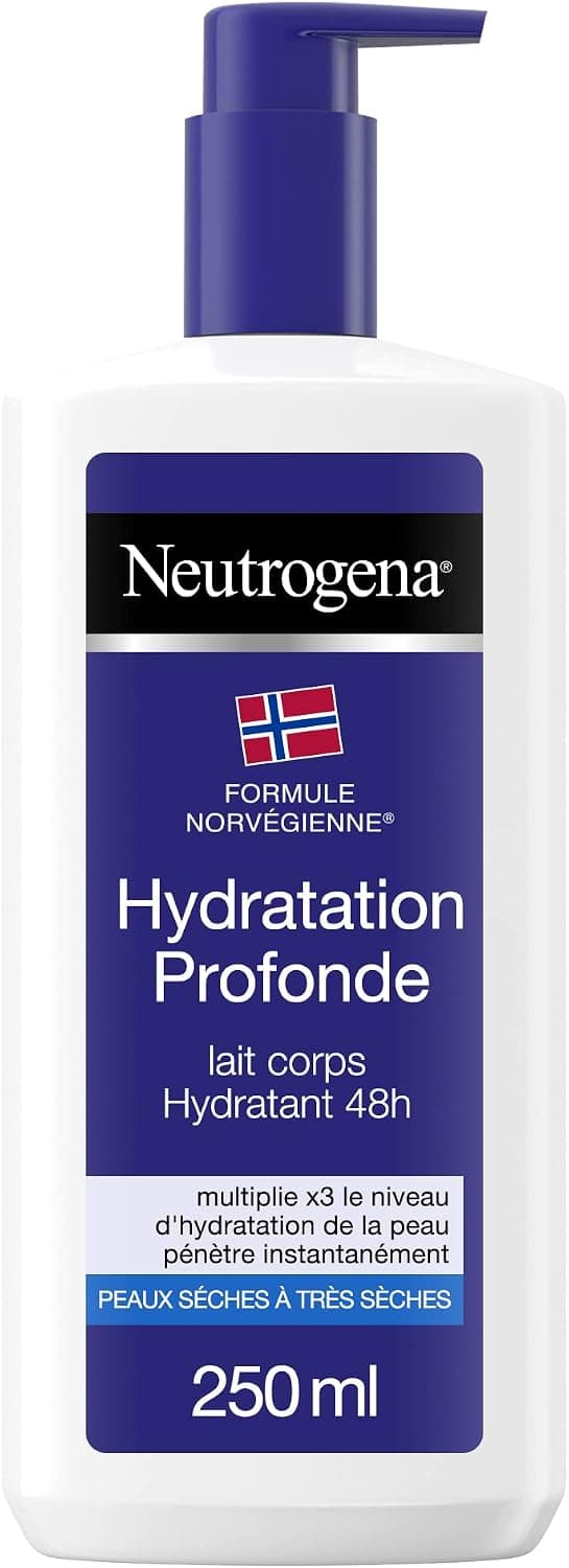 Neutrogena Formule Norvégienne Lait Corps Hydratation Intense 48h, Pour Peaux Sèches Ã€ Très Sèches, 250 Ml - Image 1