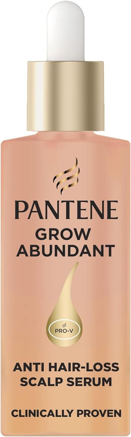 Pantene Grow Abundant Hair Loss Serum 60ml for Thicker, Longer and Thicker Hair, Higher Density, Reduce Loss - Image 1