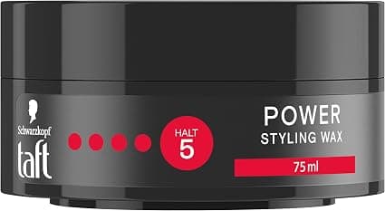 Schwarzkopf Schwarzkopf TAFT Styling Wax Power Vegan Styling Wax for Up to 48 Hours of Strength Gentle on Hair and Scalp, 75 ml