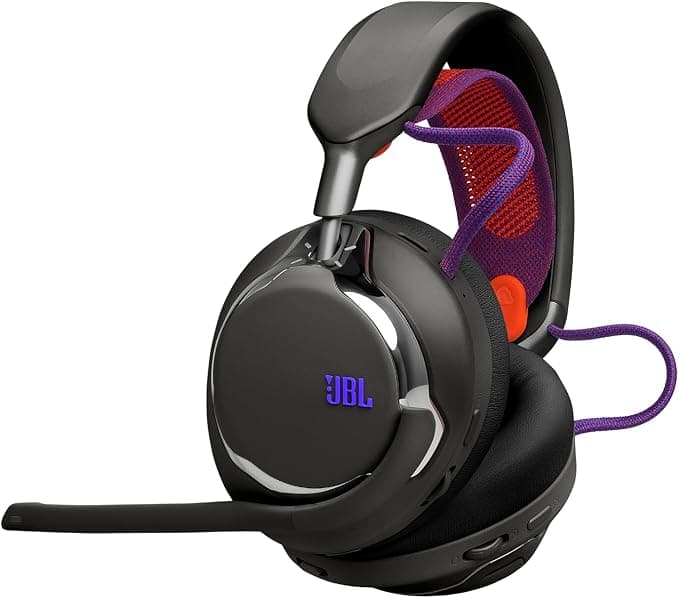 JBL Quantum 950 Wireless Bluetooth Gaming Headset with JBL Quantum Space Sound and Motion Tracking, Noise Cancelling Microphone, USB-C Cable, 50H Battery Life, Replaceable Parts, Black - Image 1