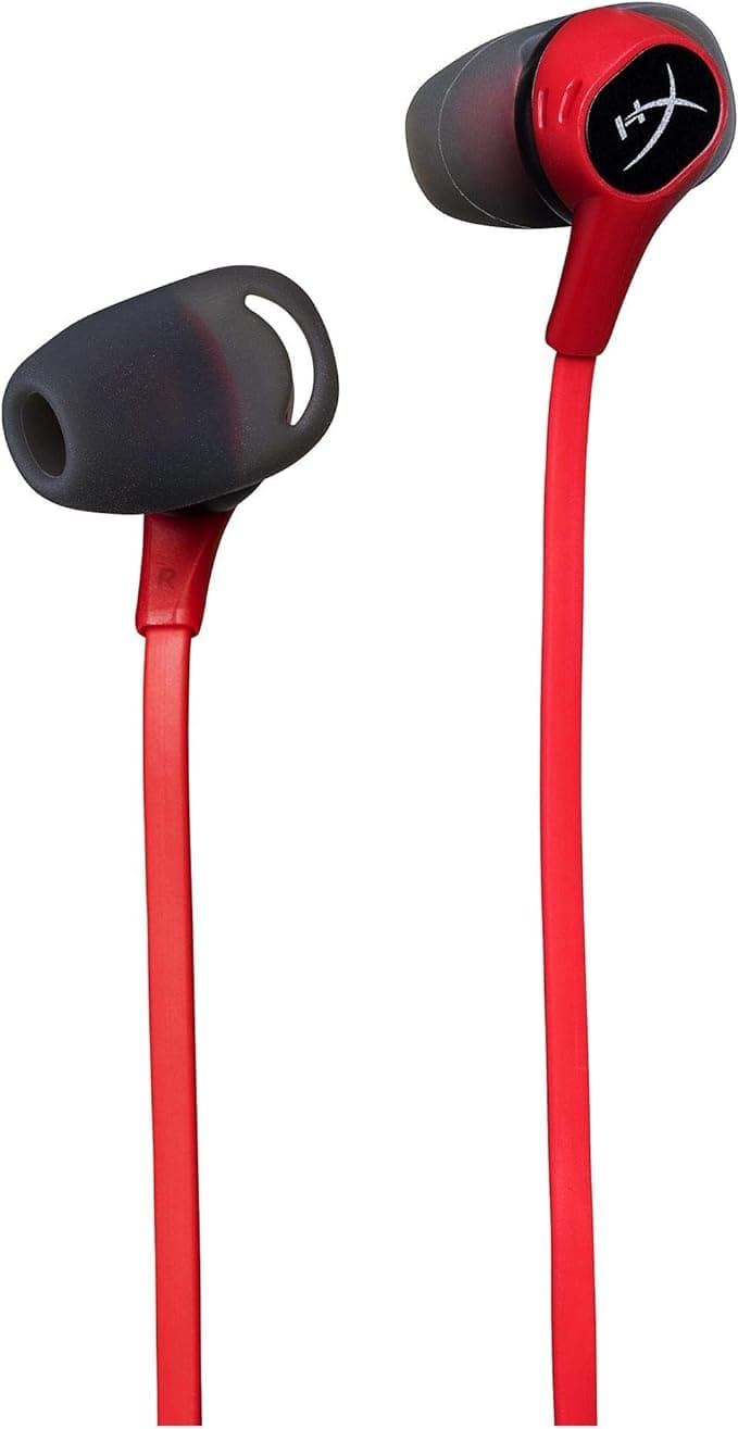 HyperX Earbuds In-Ear Gaming Earphones with Mic for Nintendo Switch PC and Cell Phone